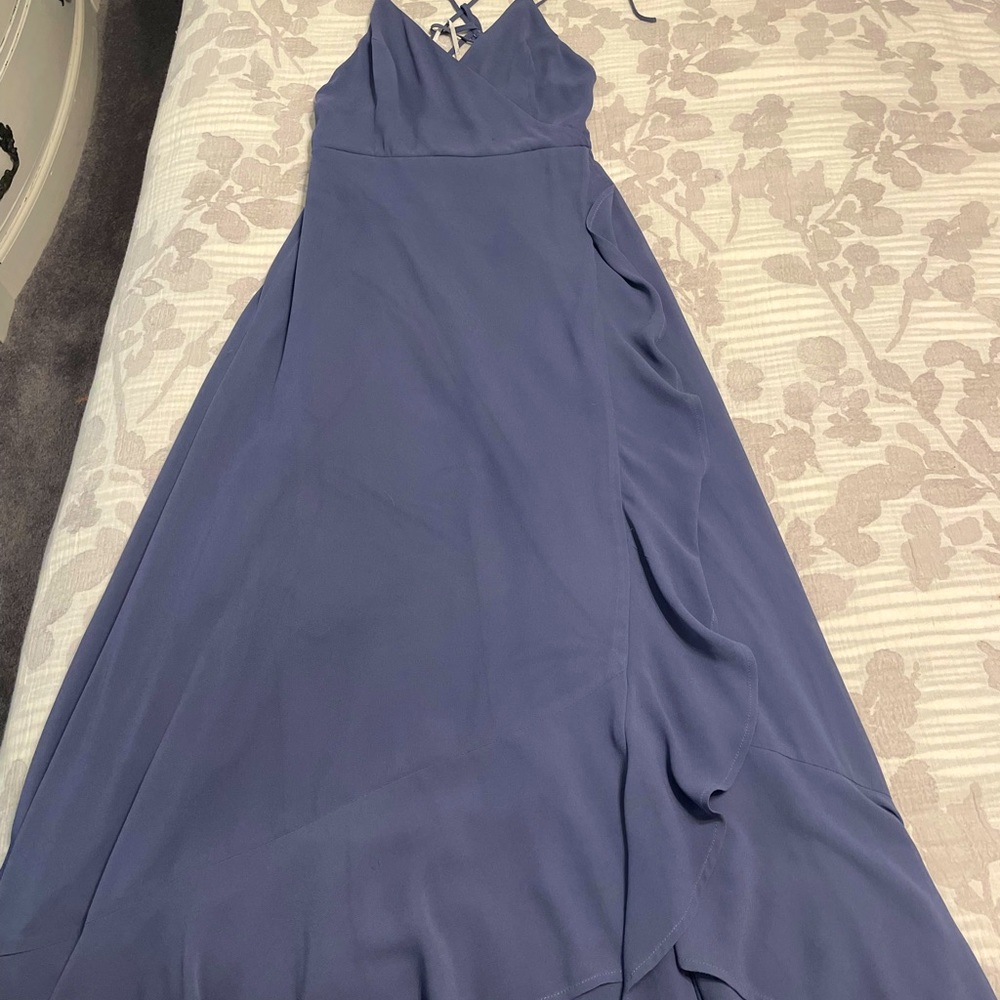 Lulus In Love Forever high low lace up maxi dress